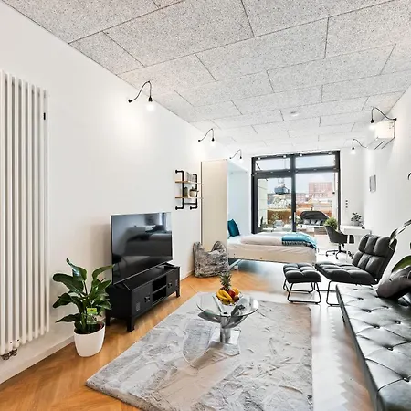 Lit Living - Luxus Loft - Box Spring - Air Con - Bbq - Panorama Apartment Mannheim Exterior photo