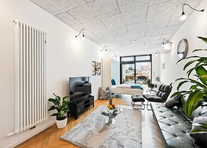 Lit Living - Luxus Loft - Box Spring - Air Con - Bbq - Panorama